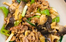 凤尾菇炒肉