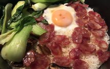 (铸铁锅版)有锅巴不粘底的腊味煲仔饭