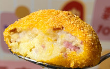 不用油炸也好吃的虾仁土豆球