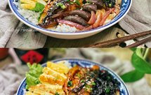 日式定食简餐-照烧青花鱼盖浇饭