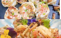 黄油黑胡椒煎班节虾球