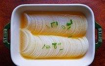 不能更简单美味的鸡汁蒸白萝卜