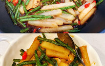 土豆焖豆角盖饭