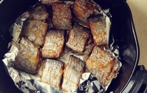 空气炸锅香煎嫩带鱼少油版