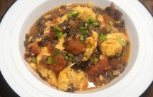 无敌下饭的牛肉滑蛋番茄盖饭