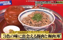 猪肉梅花肉三味盖饭