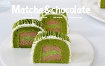 抹茶巧克力蛋糕卷