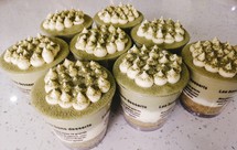 白巧克力抹茶慕斯