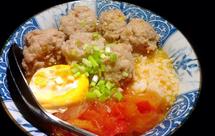 亲子番茄丸子盖饭