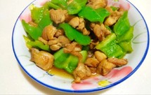 秒杀饭馆的青椒鸡肉盖浇饭