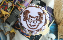 万圣节恶卡通魔裱花蛋糕---附酸奶油简易快速制作方法，橙想奶酪蛋糕坯制作方法