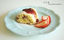 草莓酸奶油蛋糕