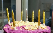 纯素生日诞糕/紫薯素酸乃巧克力夹心蛋糕