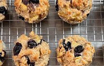 酸奶油全麦香蕉蓝莓爆浆麦芬