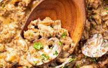 简单快手 酸奶油牛肉拌面酱丨低碳生酮