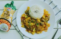 咖喱土豆牛肉盖浇饭