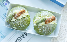 抹茶夹心软欧包