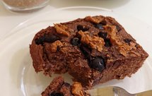 高蛋白巧克力蓝莓烤燕麦麸皮（无蛋版）