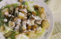 红糖肉桂苹果沙拉 | 爸爸厨房 VOL . 81--苹果、欧包、柠檬、生菜、橄榄油、黄油、酸奶、肉桂粉