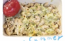 西兰花小扁豆酸奶油通心粉意大利面