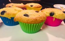 椰子油柠檬酸奶蓝莓玛芬