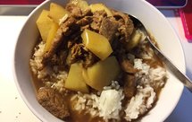 土豆牛肉盖浇饭（面）