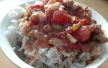 【番茄牛腩盖浇饭】