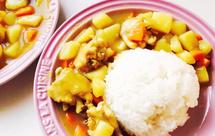 咖喱土豆鸡翅盖浇饭