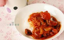 番茄牛腩盖浇饭