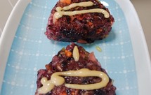 黑米饭团（蜂蜜芥末）