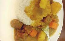 咖喱土豆牛腩盖浇饭