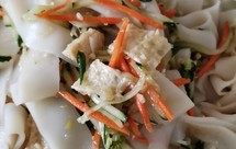 家庭版面皮(高筋面粉，不洗面，不过滤面浆)