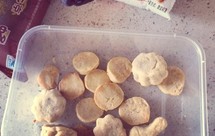 高筋粉做的小饼干 可做多种口味