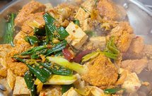 干锅鱼籽烧豆腐