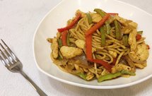 黑胡椒鸡肉意大利面