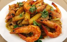 保证第一次做就成功的干锅虾&土豆&芹菜（亲测有效）