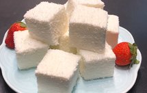 椰奶冰块（椰奶冻）免烤箱的甜品（雪花糕）