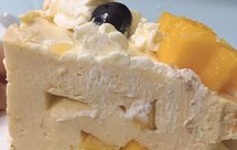 免烤箱8寸芒果慕斯蛋糕