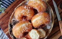 免烤箱，一次成功的自制甜甜圈