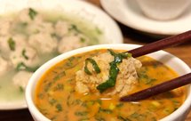 好吃不胖年夜饭 自制白萝卜沙茶猪肉丸子汤 小火锅