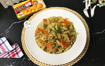 好侍 ｜夏日咖哩 美味大挑战 咖喱牛肉虾仁意大利面