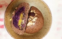 健身餐黑全麦粉欧包馒头