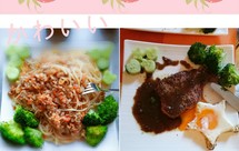 番茄肉酱意大利面+黑胡椒牛排