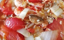 虾仁意大利面（番茄酱）