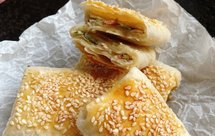 培根葱油小烧饼