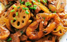 夏天开胃菜简易版干锅虾