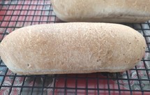 波兰种黑小麦高筋粉火腿奶酪包