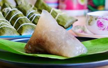 西米豆沙水晶粽