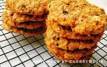 红糖椰子油燕麦饼干