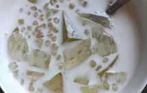 冰糖雪梨冻西米撞奶